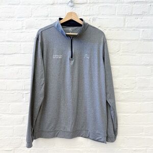 Rhoback || Performance Q-Zip Pullover Quarter Zip 1/4 Boars Head Gray Large